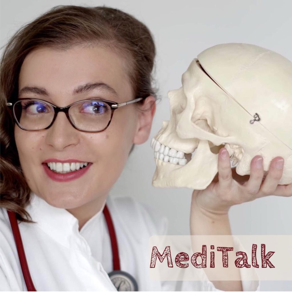 Coveer des Podcast MediTalk - Medizin für dich erklärt mit Frau Dr. Steidl 